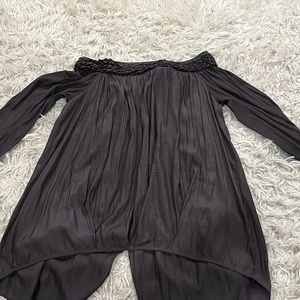 Lola & Sophie blouse off the shoulder silk